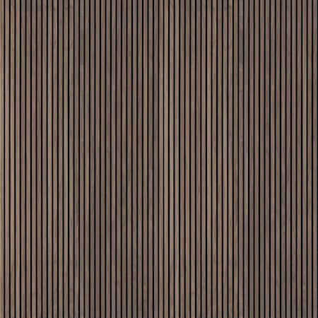 Msi 9.5in x 94.5in 3D Tawny Prefinished Wood Slat Acoustic Fluted Sound Absorbing Wall Paneling, 4PK ZOR-MD-0607