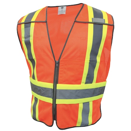 General Electric Reflective Safety Vest Orange L GV084OL