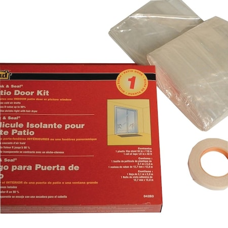 M-D Building Products 0 Window Insulation Kit, 84 in W, Clear 4283