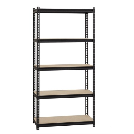 Boltless Shelving Unit, 5 Shelves, Steel, 18 in D x 36 in W x 72 in H -  IRON HORSE, 20992