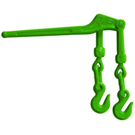 Baron Load Lever Binder, 5400 lb Working Load, 5/16 to 3/8 in Chain/Rope, 4.72 in L Take Up LLB51638