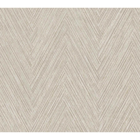 York Wallcoverings Thatched Chevron Linen Wallpaper FM1056