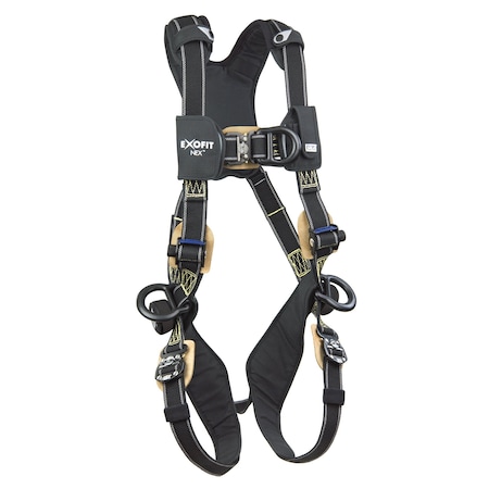 3M Dbi-Sala ExoFit NEX(TM) Arc Flash Full Body Harness, L, 420 lb., Quick-Connect Chest/ 1113332