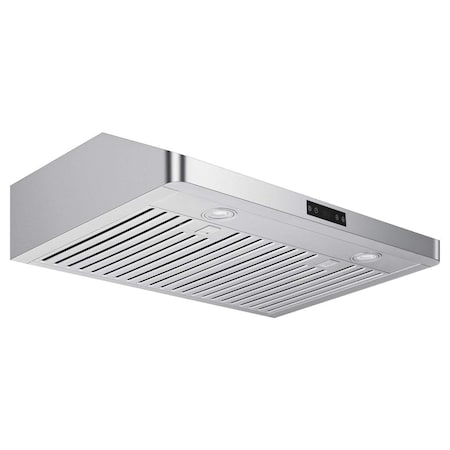 Victory 30-Inch 600 CFM Under Cabinet Range Hood, Baffle Filters, LED Lights Luna-30