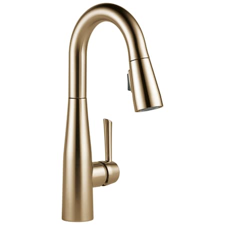 Delta Essa Single Handle Pull-Down Bar / Prep Faucet In Champagne Bronze 9913-CZ-DST