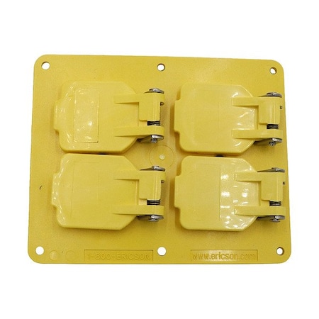 Ericson Coverplate, Outlet Box, Double Gang 3260W
