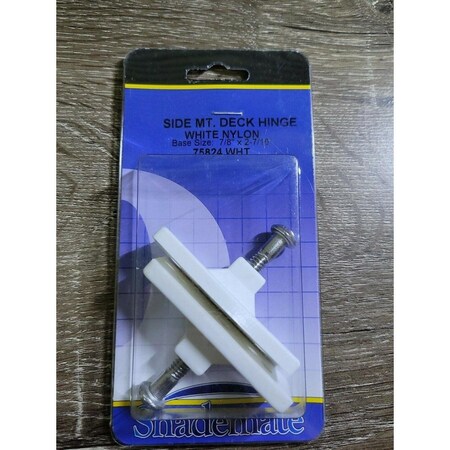 Newalthlete 3415WP 2- Hole Side MT Deck Hinge, White NE3566578