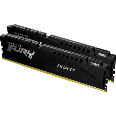 Kingston 64GB 5600MHZ DDR5 CL40 DIMM (KIT OF 2) FURY BEAST BLACK KF556C40BBK2-64