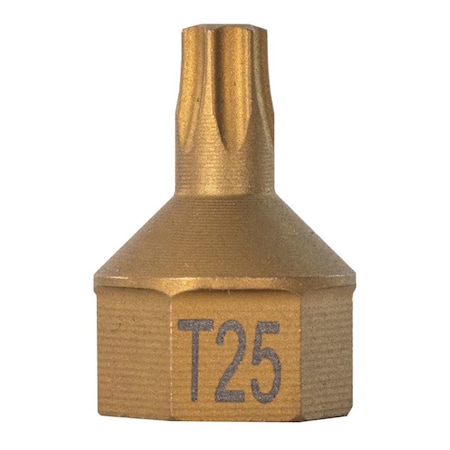 Mayhew T25 Torx Dual Drive Bit, 7/16 In. Drive, 1EA 16113