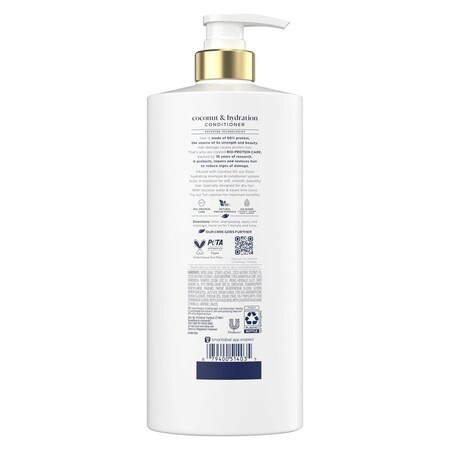 Dove Damage Therapy Coconut and Hydration Conditioner, 28 Fluid Ounce, 4PK 64350205