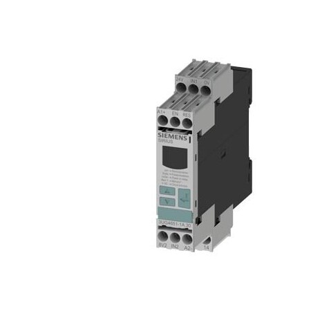 Siemens Digital monitoring relay Speed monitoring from 0.1 to 2200 rpm 0vershoot 3UG4651-1AA30