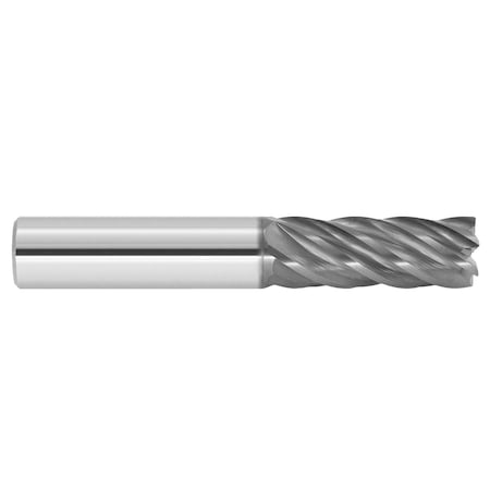 Garr Tool Corner Radius End Mill, Center Cutting High Performance, Series: VR6, 1/4 in Cutter Dia 60104