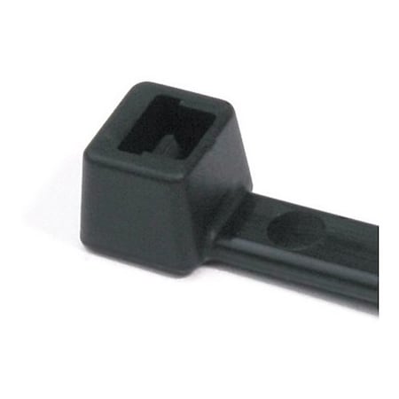 Hellermanntyton Cable Tie, 4in Long, UL Rated, 18lb Tensile Strength, PA66, Black, 1000/pkg T18R0M4