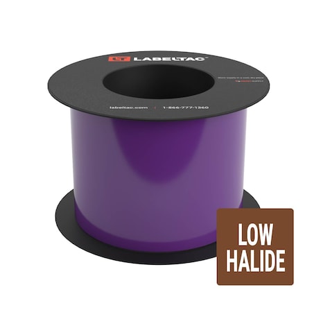Labeltac Low Halide Supply 4in x 75ft LT9, Purple LT409LH-C