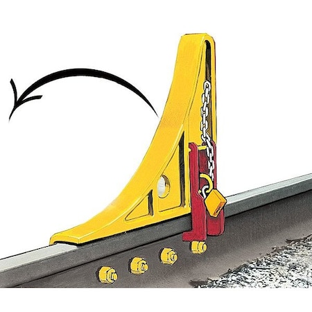 Aldon CS-3X Locking Car Stop 4016-05-L