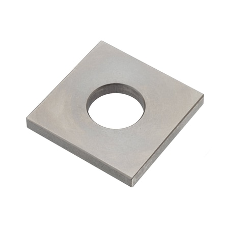 Zoro Select Square Washer, Fits Bolt Size M18 , Stainless Steel Plain Finish Z8918-316