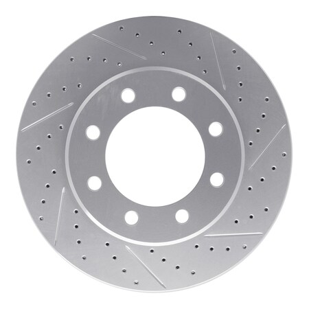 Dynamic Friction Co DFC Geoperformance Rotor - Drilled and Slotted 830-48061R