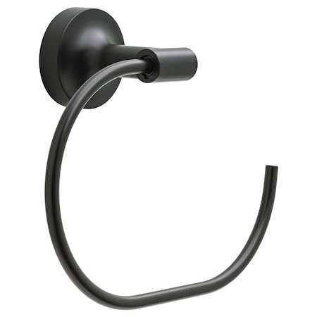 Franklin Brass Voisin Towel Ring Matte Black Finish VOI46-MB