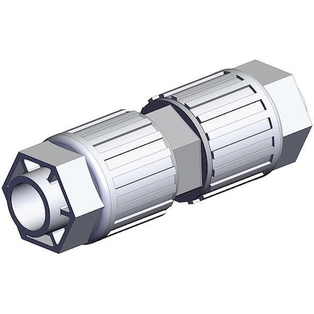 Smc High Purity Tube Fitting, Union, PFA LQ3U4A