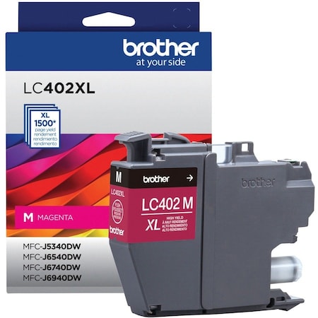 Brother High Yield Magenta Ink Cartridge LC402XLMS