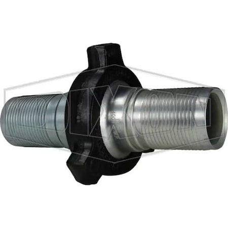 Dixon FIG 100 1 pc Complete Male/Female Frac Fitting Assembly, 8 in Nominal, Iron/Steel/Forged Steel Nut,  HUMF100800CS