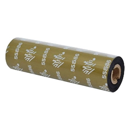 Zebra THERMALTRANSFERRIBBON, Resin/Wax, Black 05586GS11007