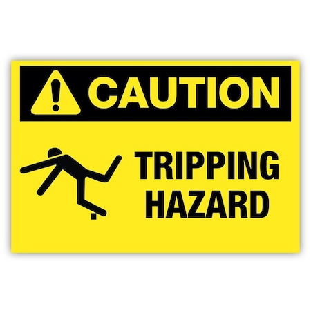 Creative Safety Supply Safety Label, 6 in Height, 4 in Width, Vinyl PPL10042-46