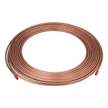 Streamline Copper Refrigeration Tubing, 1/4 in O.D. x 50 ft. D 04050