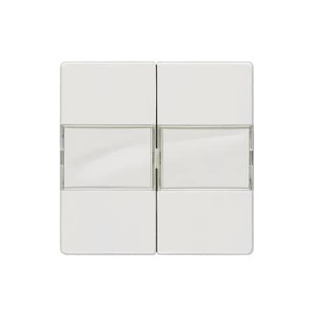 Siemens DELTA i-system titanium white Rocker switch with label for Series/double two-way 5TG6212