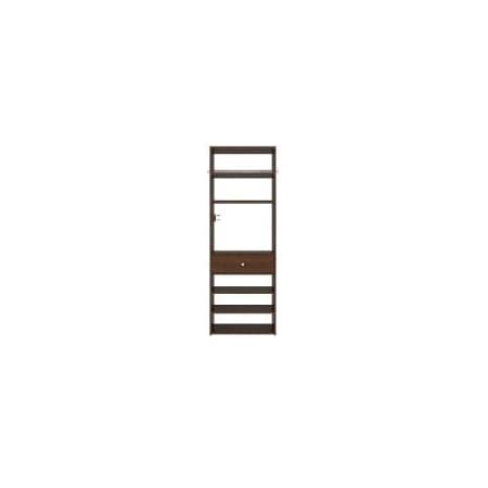 Easy Track Accessory Closet Tower Kit, 25 in, Truffle PH70-TR