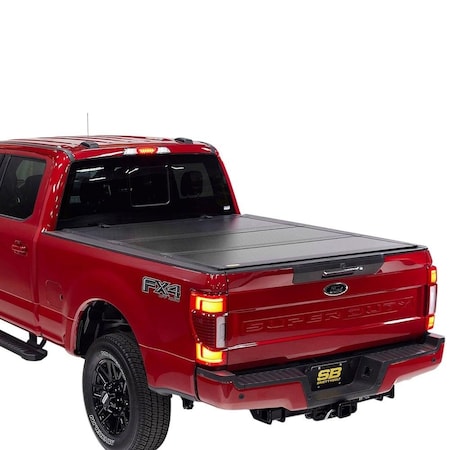 Smittybilt 17C FORD F250/F350 6.9FT BED GUARD FOLDING TONNEAU COVER; HARD TRI FOLD 2730002