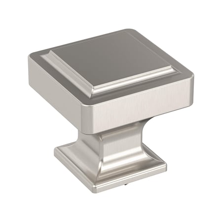 Amerock Eleva 1-3/16 inch (30mm) Length Satin Nickel Cabinet Knob, 25PK 25VMP37021G10