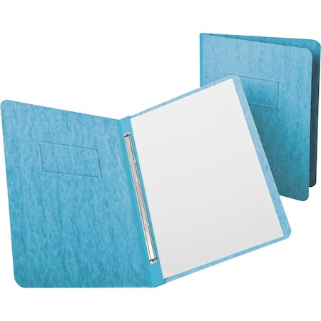 Tops Business Forms Oxford, Pressguard Report Cover, Prong Clip, Letter, 3in Capacity, Light Blue 12701
