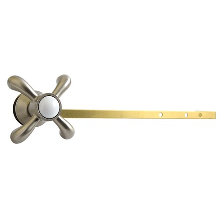 Kingston Brass Universal Front or Side Mount Toilet Tank Lever, Brushed Nickel KTTXD8