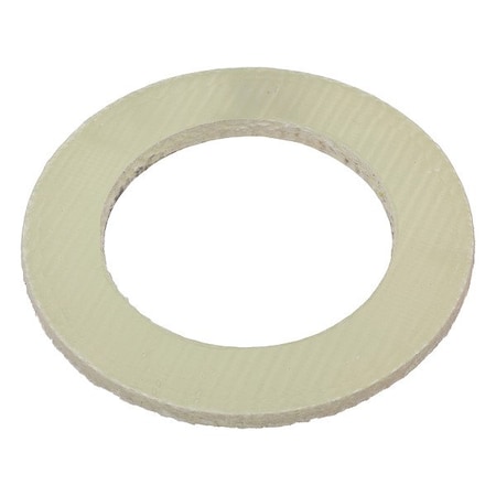Zoro Select Flat Washer, For Screw Size 1 1/8 in , Fiberglass Not Applicable Finish, 10 PK Z8357