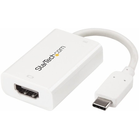 Startech.Com USB C to HDMI 2.0 Adapter Power Delivery CDP2HDUCPW
