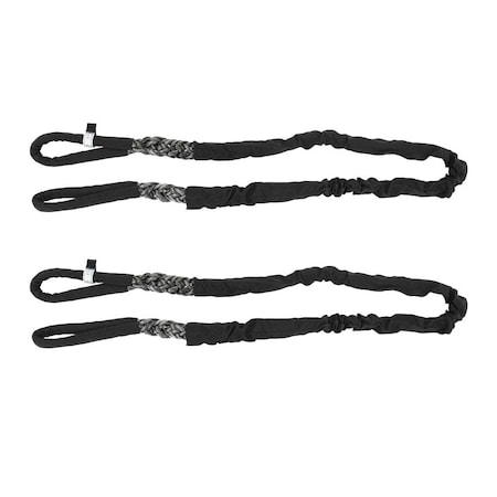 Mytee Products 3/4 inx4 ft GRAY Eye & Eye Synthetic Super Sling Vertical 11,880/Choker 10100/ Basket 23760 lbs, 2PK SSL-34-4x2