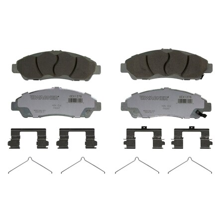 Wagner Brake OEX Front Disc Brake Pad Set Premium Ceramic,  OEX1378