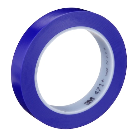 3M Vinyl Tape, 3/4" x 36 yd., Indigo 471+