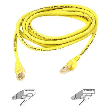 Belkin Network Cable - Rj-45 (M) - Rj-45 (M) - 1 Ft - Utp - ( Cat 5E ) - A3L791-01-YLW-S