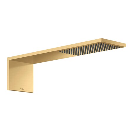 Axor ShowerComposition 1-Jet Showerhead Module 110/220, 2.5 GPM in Brushed Gold Optic 12592251