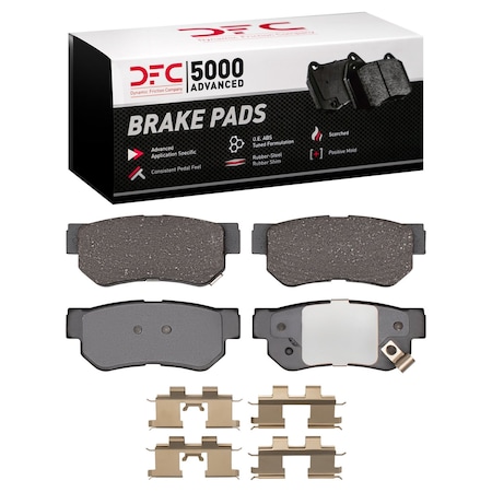 Dfc 5000 Advanced Disc Brake Pad Set, 1551-0813-01