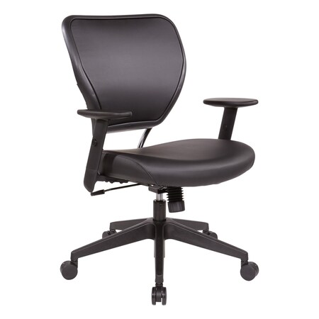 Space Seating 55 Series Silver Ion Technology Task Chair, Dillon Black 5500D-R107