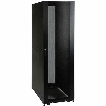 Eaton Tripp Lite Series SmartRack 42U Standard-Depth Rack Enclosure Cabinet with Doors and Side Panels SR42UB