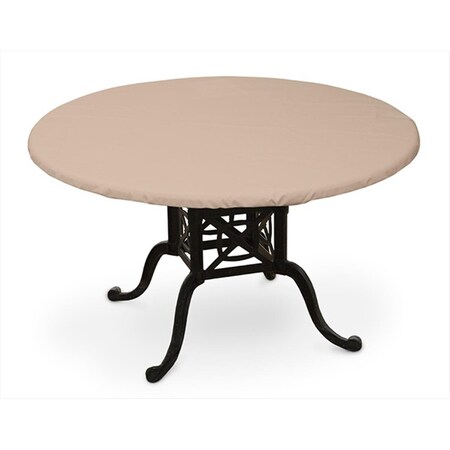 Koverroos Weathermax 32 in. Round Table Top Cover- Toast - 36 Dia in. 47360