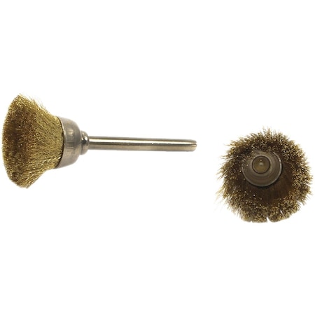 Forney 2-Piece Brass Cup Brush Set 60232