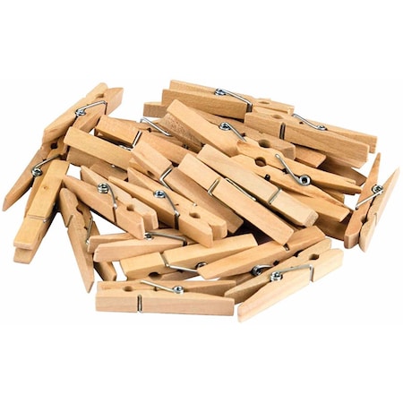 Tinkertools Stem Basics Clothespins, Medium - 50 Count, 6PK TI2109675