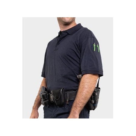 Game Apparel The Tactical Polo, 100% Cotton, Dark Navy, Size Large 8150