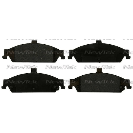 Newtek Automotive Usa Newtek Velocity Plus Economy Semi-Metallic w/Shim Disc Pads SMD727