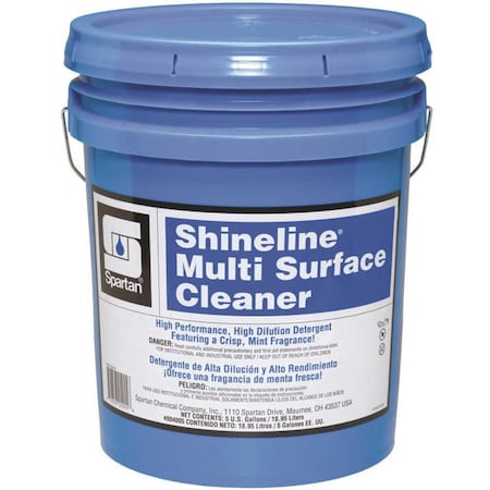 Shineline Multi Surface Cleaner Shineline 5 Gallon Mint Scent Multi-Surface Cleaner 004005